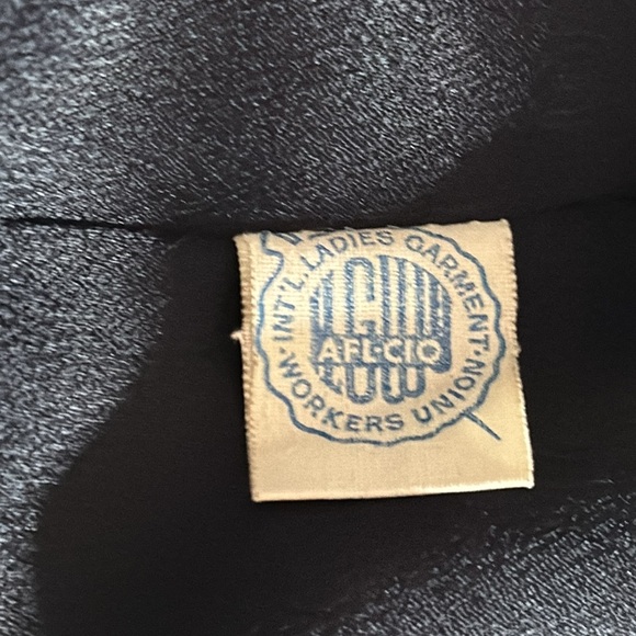 JOSEPH MAGNIN 100% Virgin Wool Long Coat 2/3‎ Sleeve Vintage 60’s 70’s size L XL - Picture 6 of 9